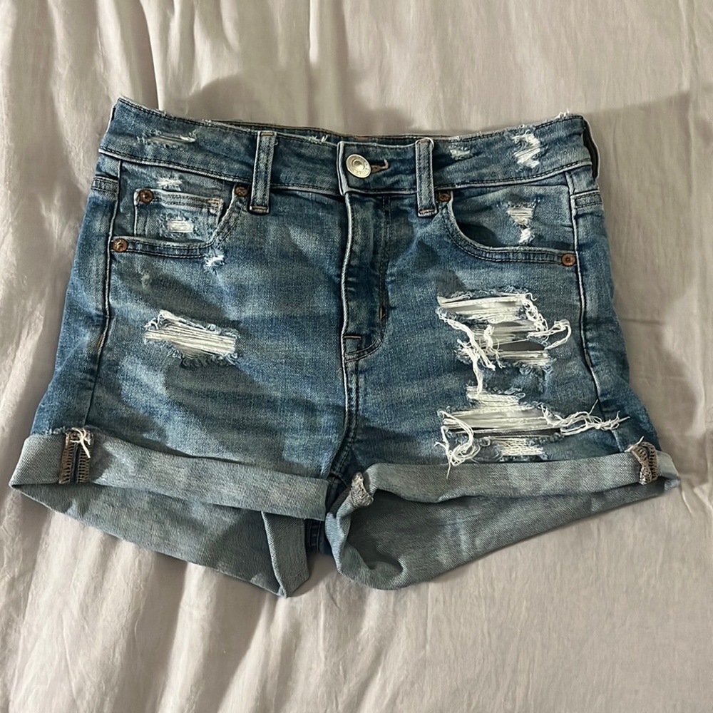 American eagle jean shorts medium wash